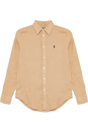 Ralph Lauren Chemise en lin à logo Polo Pony
