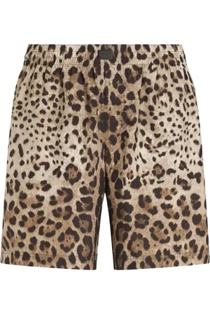 Dolce & Gabbana Short de bain à imprimé léopard