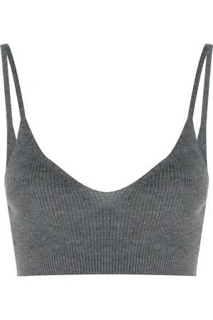 Cashmere In Love Haut crop nervuré