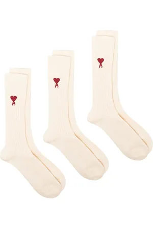Ami Chaussettes Ami de Cœur en maille intarsia (lot de trois)