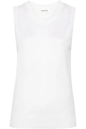 P.A.R.O.S.H. Haut en maille à design sans manches