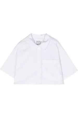 DOUUOD KIDS Chemise en coton à manches courtes