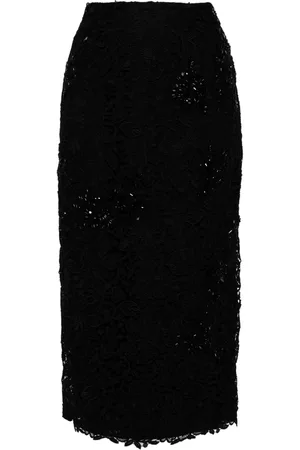 Carolina Herrera Jupe crayon à détail de dentelle