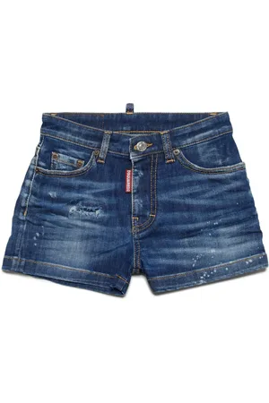 Dsquared2 Short en jean à effet usé