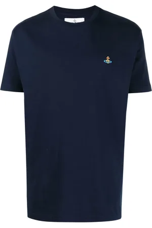 Vivienne Westwood T-shirt en coton à logo Orb brodé