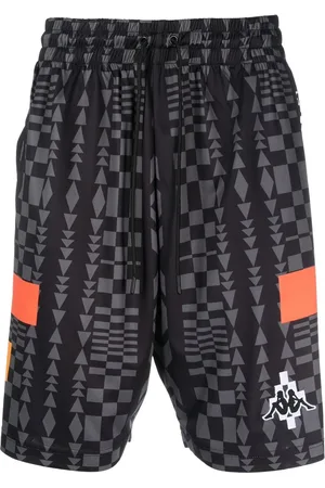 MARCELO BURLON X Kappa short à patch logo