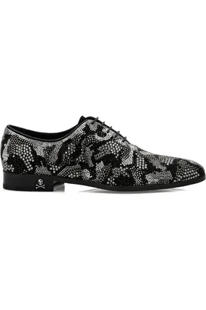 Philipp Plein Chaussures oxford à ornements en cristal