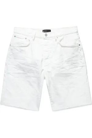 Purple Brand Short en jean à effet usé