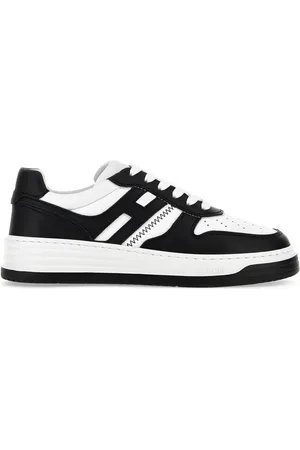 Hogan Baskets en cuir à empiècements
