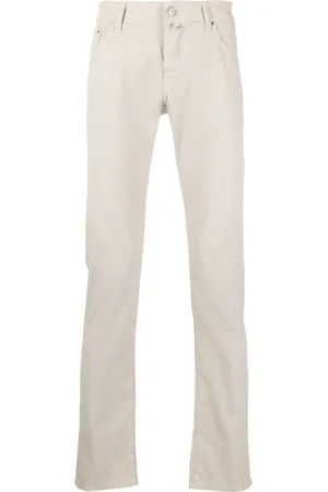 Jacob Cohen Pantalon droit à logo brodé