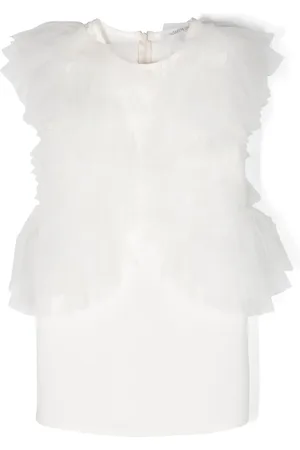 Patrizia Pepe Girl Robe sans manches à volants