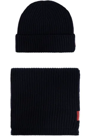Dsquared2 Ensemble bonnet-écharpe en laine
