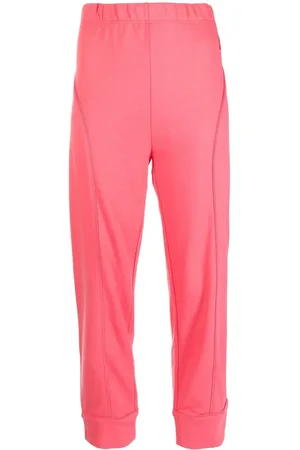 Stella McCartney Pantalon de jogging zippé à taille élastiquée