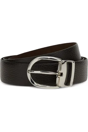 Boggi Milano Ceinture en cuir à design réversible
