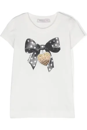 MONNALISA T-shirt à nœud imprimé