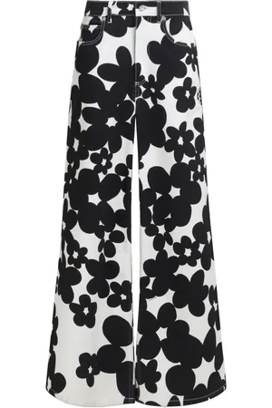 Marni Pantalon évasé à fleurs