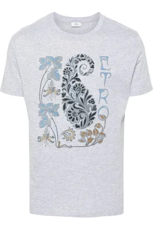 Etro T-shirt à imprimé feuillage