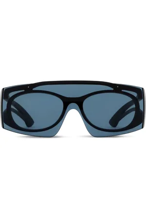Alexander McQueen Lunettes de soleil à logo imprimé