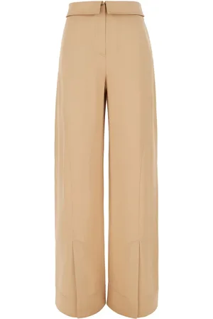 Alberta Ferretti Pantalon chino à fermeture dissimulée