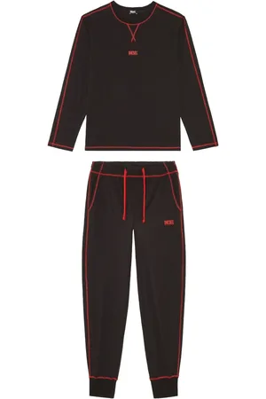Diesel Pyjama Umset-Willong à logo imprimé
