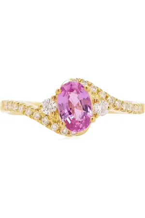 HYT Jewelry Bague en 18ct sertie de saphirs et diamants