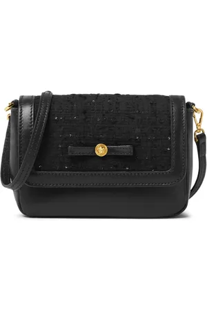 VERSACE Sac porté épaule en cuir à empiècements