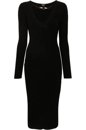 Roberto Cavalli Robe mi-longue à col v