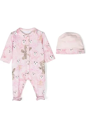 Roberto Cavalli Trousseau de naissance à imprimé animalier