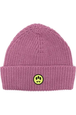 BARROW Bonnet en maille à patch logo