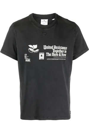 Courrèges T-shirt Resistance Destroyed AC