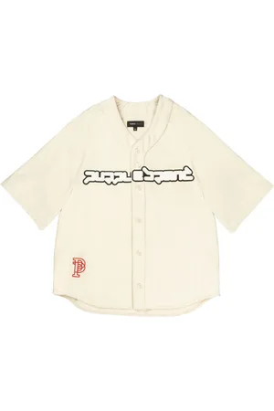 Purple Brand Chemise en coton à logo imprimé