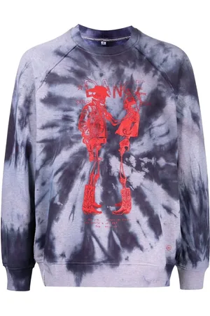 Stain Shade X Hiroshi Fujiwara sweat à imprimé tie-dye
