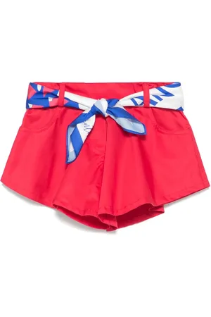 Lapin House Short à détail de foulard