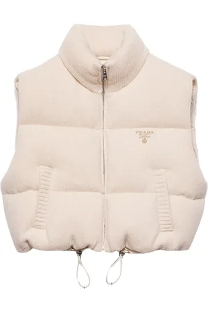 Prada Gilet à logo brodé