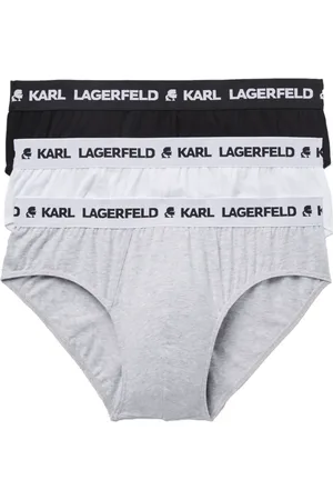 Karl Lagerfeld Lot de trois slips à bande logo