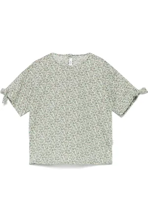 Il gufo Blouse à fleurs imprimées