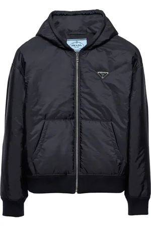 Prada Veste bomber à plaque logo