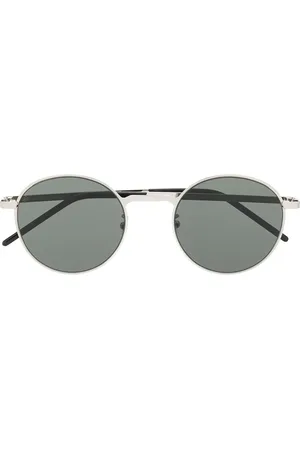 Saint Laurent Lunettes de soleil à monture aviateur ronde
