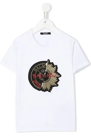 Balmain T-shirt à patch logo