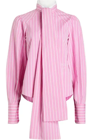 Patou Blouse Lavallière à rayures