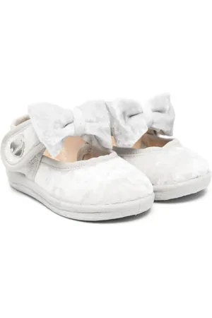 MONNALISA Ballerines en velours à détail de nœud