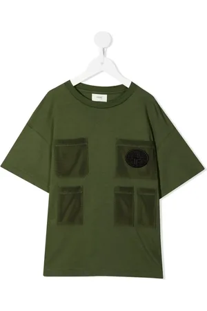 Fendi T-shirt à patch logo FF