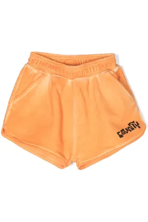 MARCELO BURLON Short en coton à slogan imprimé