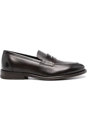 HENDERSON BARACCO Mocassins en cuir à entaille penny