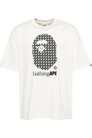 A Bathing Ape T-shirt STA à motif pied-de-poule