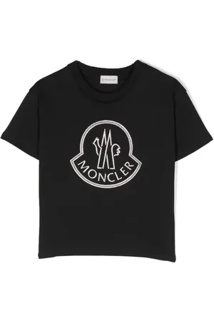 Moncler T-shirt en coton à logo brodé