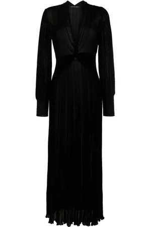 ANTONINO VALENTI Robe-portefeuille Noemi à plis