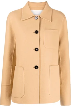 Jil Sander Veste en laine à simple boutonnage