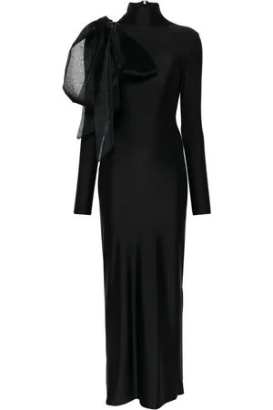 Atu Body Couture Robe longue à détails drapés