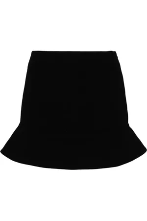 KIMHEKIM Minijupe en maille à ourlet péplum